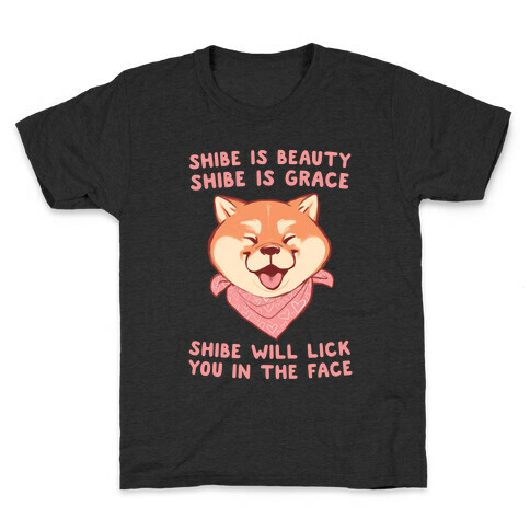 Shibe is Beauty, Shibe is Grace Kids T-Shirt