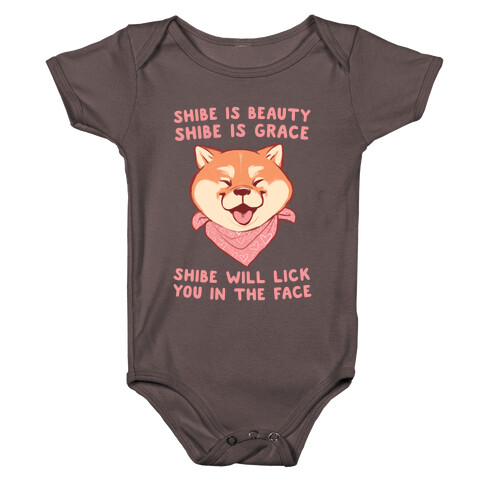 Shibe is Beauty, Shibe is Grace Baby One-Piece