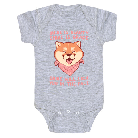 Shibe is Beauty, Shibe is Grace Baby One-Piece