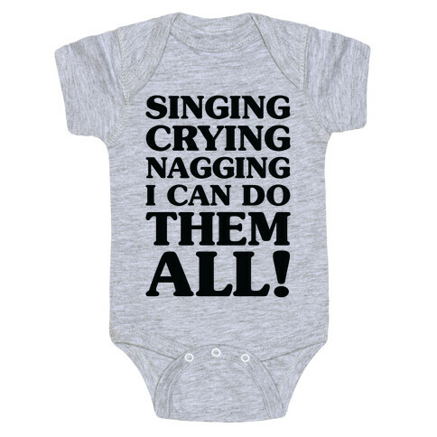 Singing Crying Nagging Baby One-Piece