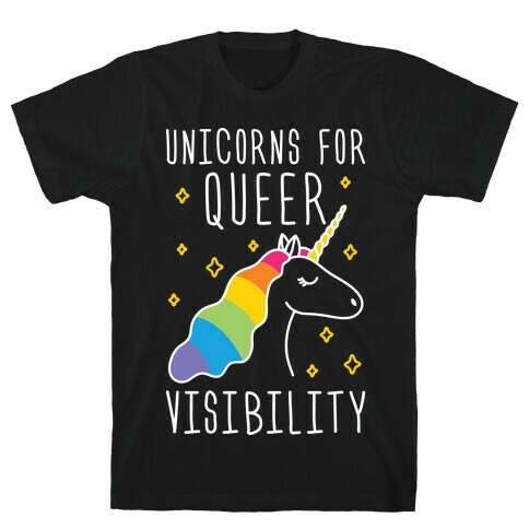 Unicorns For Queer Visibility T-Shirt