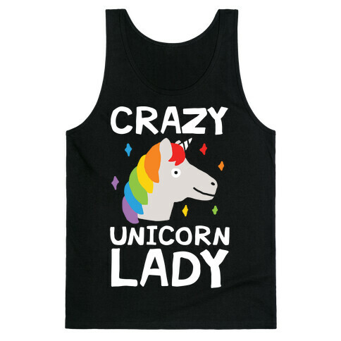 Crazy Unicorn Lady Tank Top