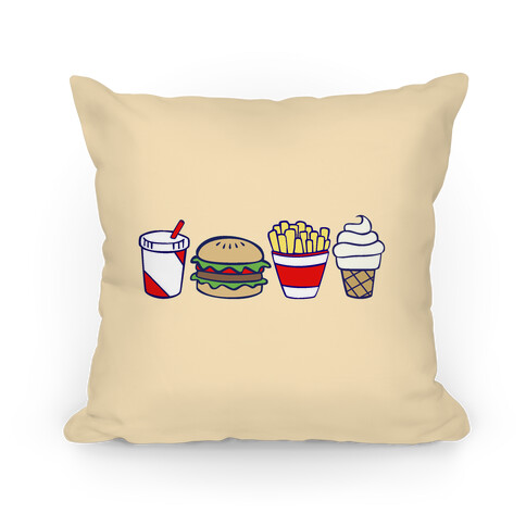 Cute Fast Food Pillow