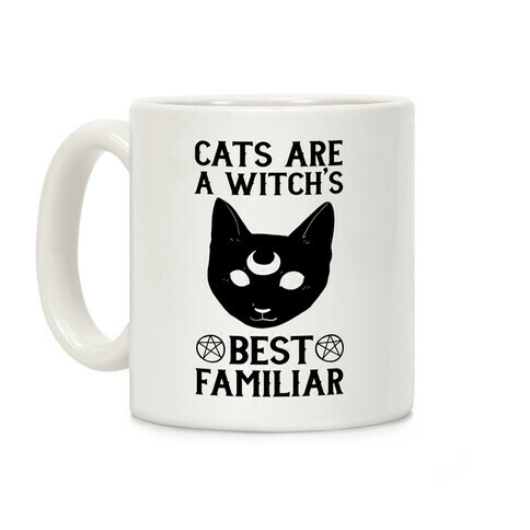 Cats are a Witch's Best Familiar Coffee Mug