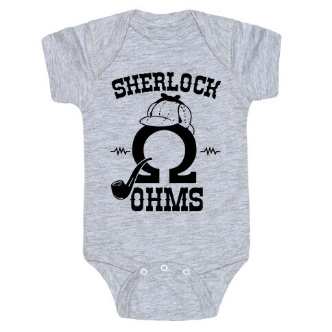 Sherlock Ohms Pair (Sherlock Ohms) Baby One-Piece