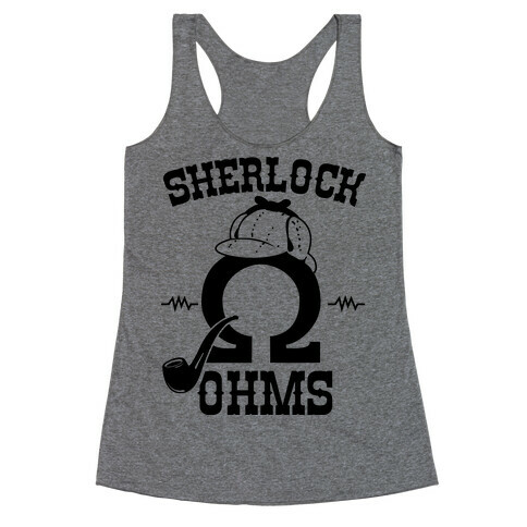 Sherlock Ohms Pair (Sherlock Ohms) Racerback Tank Top