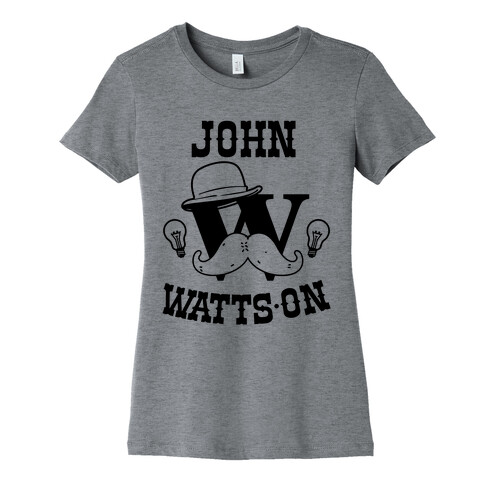 Sherlock Ohms Pair (John Watts On) Womens T-Shirt