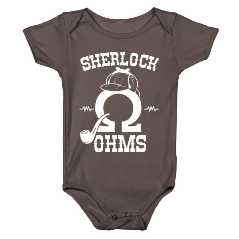 Sherlock Ohms Pair (Sherlock Ohms) Baby One-Piece