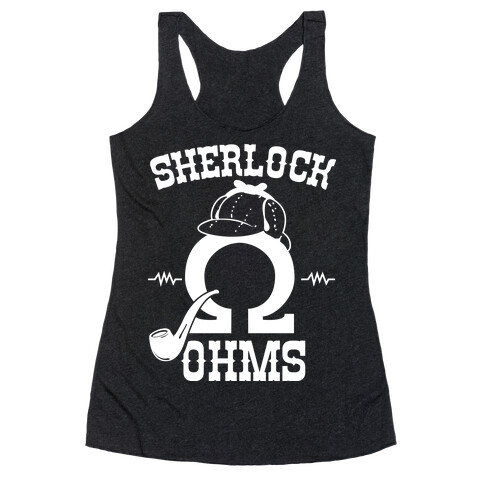 Sherlock Ohms Pair (Sherlock Ohms) Racerback Tank Top