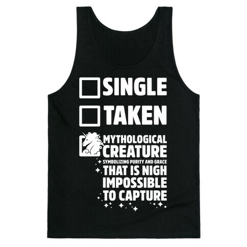 Single Taken Mythological Creature Tank Top