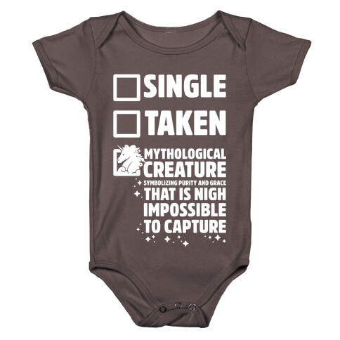 Single Taken Mythological Creature Baby One-Piece