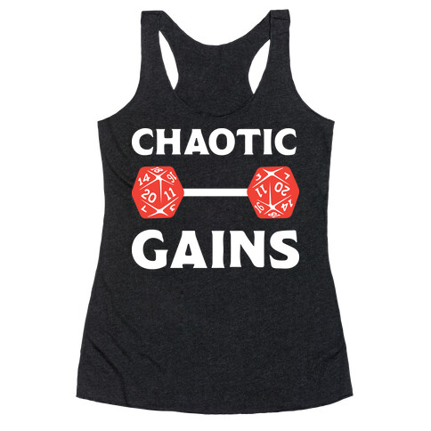 Chaotic Gains Racerback Tank Top