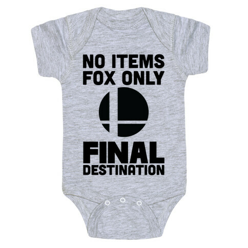 No Items, Fox Only, Final Destination Baby One-Piece