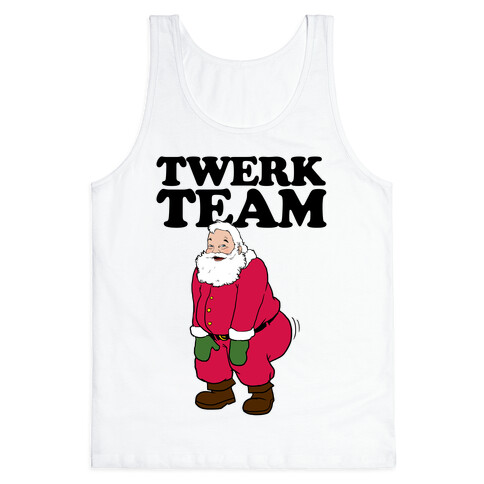 Twerk Team Santa Tank Top