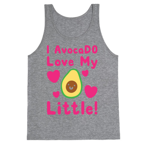 I Avocado Love My Little White Print Tank Top