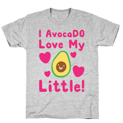 I Avocado Love My Little White Print T-Shirt