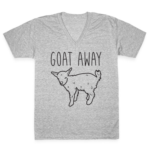 Goat Away V-Neck Tee Shirt