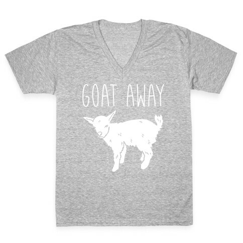 Goat Away V-Neck Tee Shirt