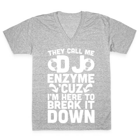 DJ Enzyme V-Neck Tee Shirt