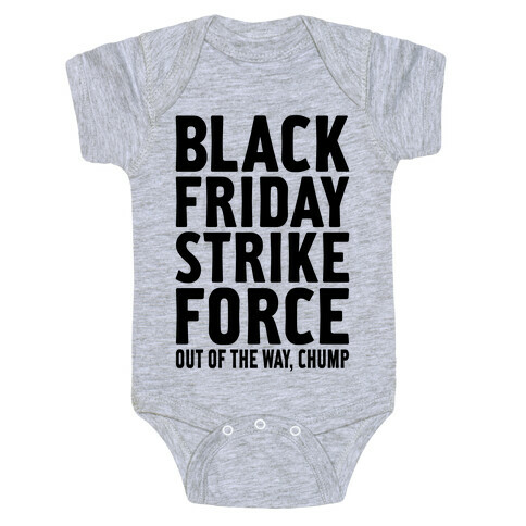 Black Friday Strike Force Baby One-Piece