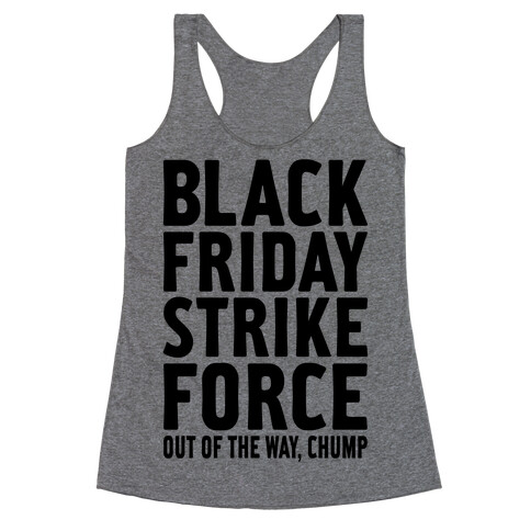 Black Friday Strike Force Racerback Tank Top