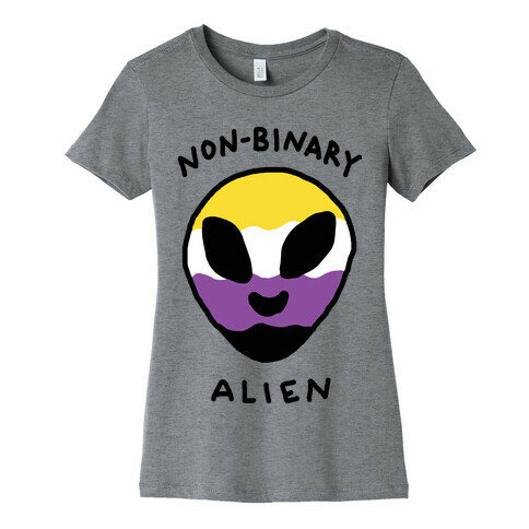 Non Binary Alien Womens T-Shirt