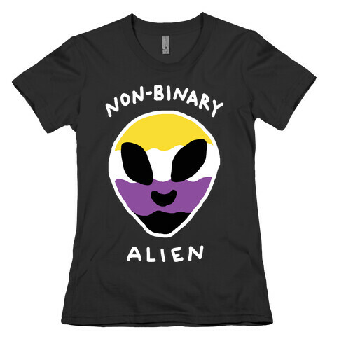Non Binary Alien Womens T-Shirt