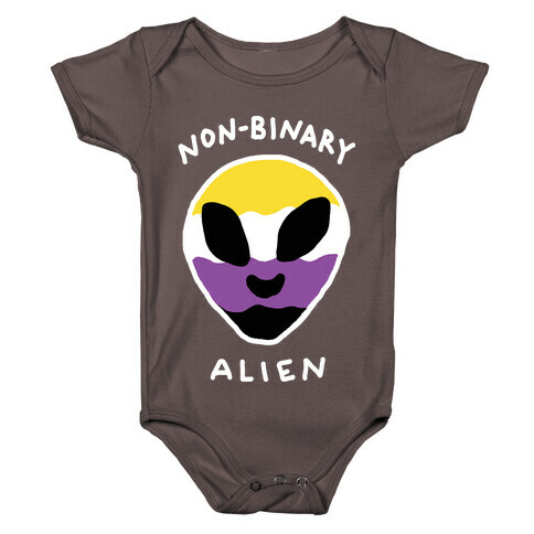 Non Binary Alien Baby One-Piece