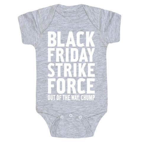 Black Friday Strike Force Baby One-Piece