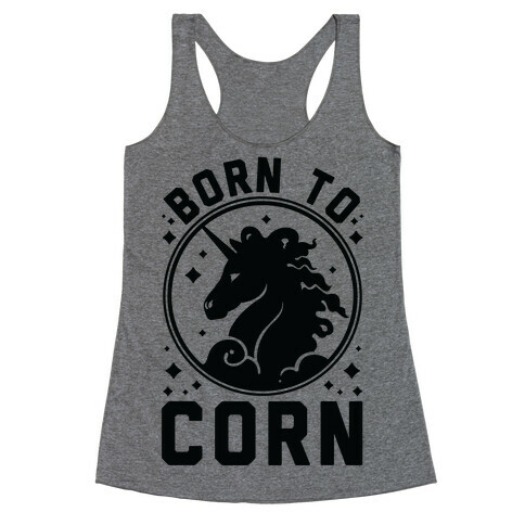 Born to Corn Racerback Tank Top