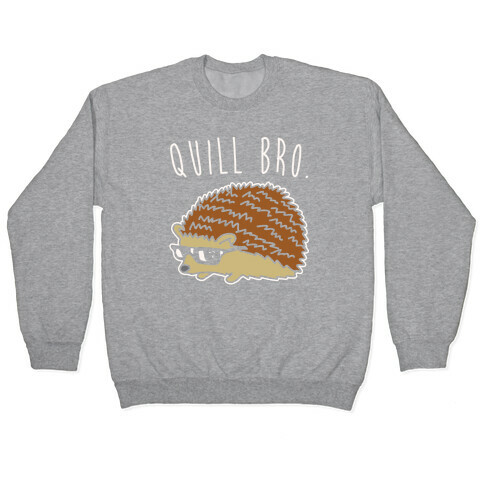 Quill Bro White Print Pullover