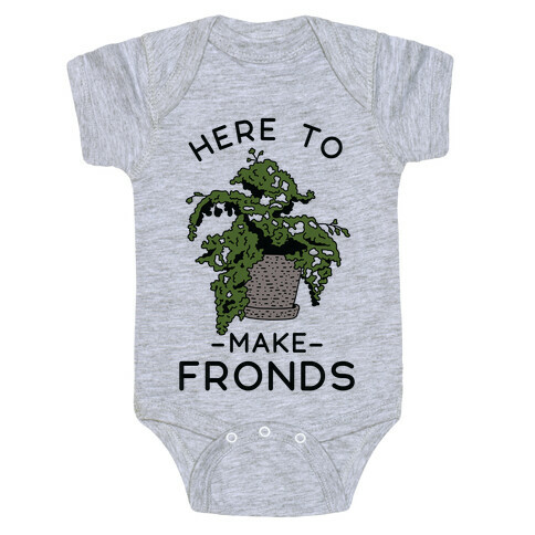 Here to Make Fronds Baby One-Piece