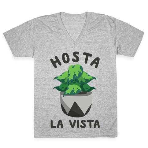 Hosta La Vista V-Neck Tee Shirt