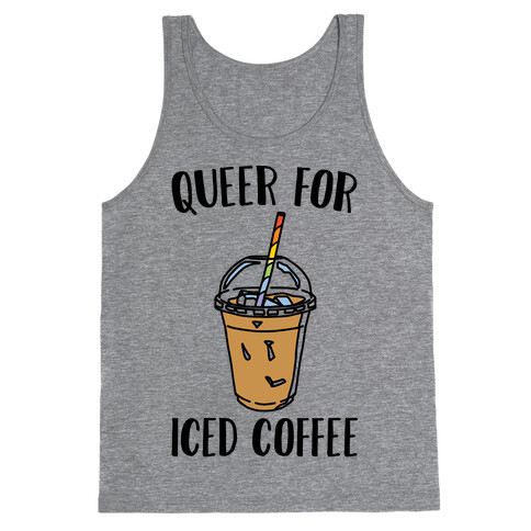 Queer For Iced Coffee  Tank Top