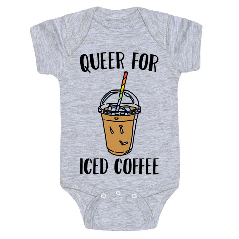 Queer For Iced Coffee  Baby One-Piece