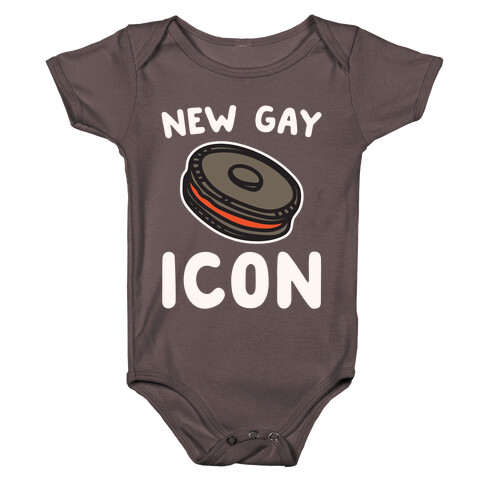 New Gay Icon Parody White Print Baby One-Piece