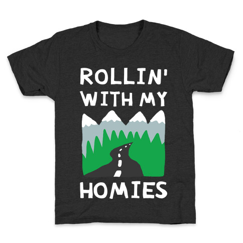 Rollin' With My Homies Roadtrip Kids T-Shirt