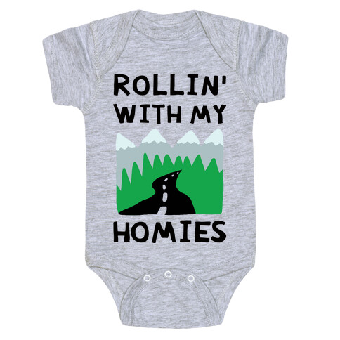 Rollin' With My Homies Roadtrip Baby One-Piece