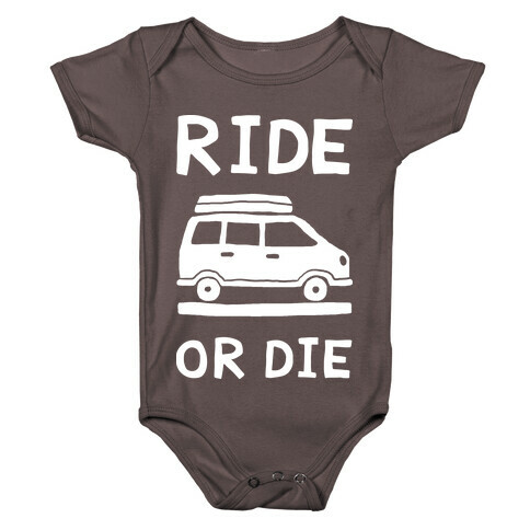 Ride Or Die Road Trip Baby One-Piece