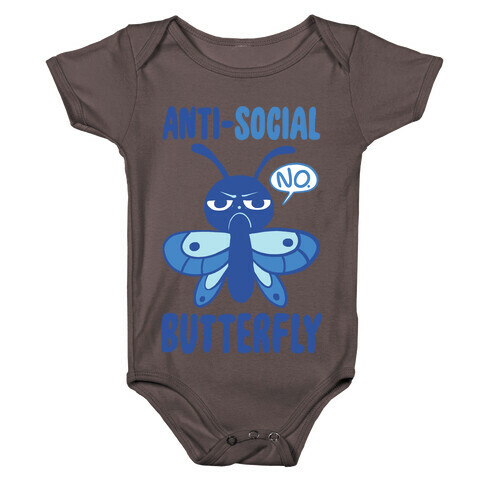 Anti-Social Butterfly Baby One-Piece