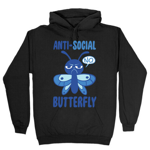 Anti-Social Butterfly Hooded Sweatshirt