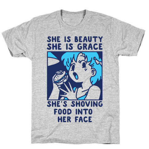 She's Shoving Food Into Her Face Ami T-Shirt