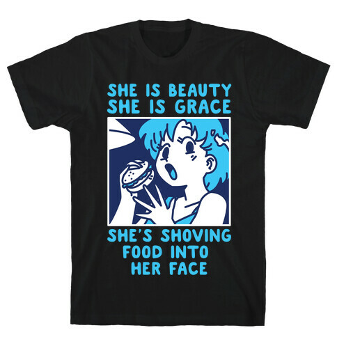 She's Shoving Food Into Her Face Ami T-Shirt
