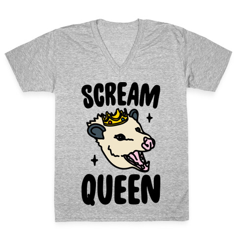 Scream Queen  V-Neck Tee Shirt