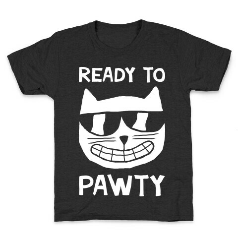 Ready To Pawty Kids T-Shirt