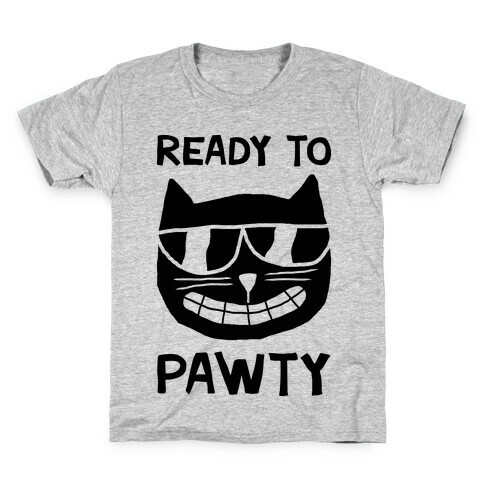 Ready To Pawty Kids T-Shirt