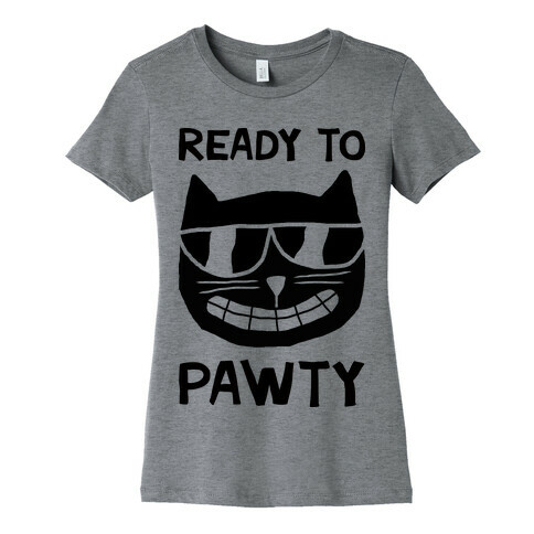Ready To Pawty Womens T-Shirt