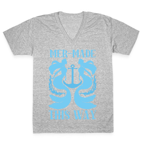 Mer-Made This Way V-Neck Tee Shirt