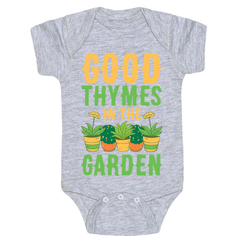 Good Thymes in the Garden Baby One-Piece