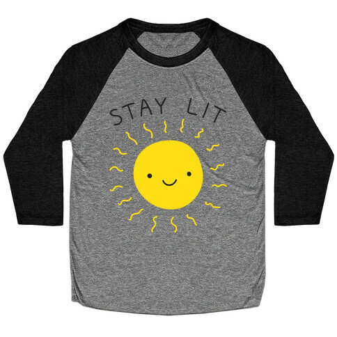 Stay Lit Sun Baseball Tee